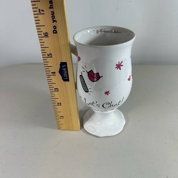 The girlfriend’s collection “Let’s Chat” pedestal mug - Picture 6 of 7